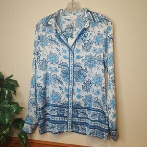 Haver + Blair London Satin Blouse XS